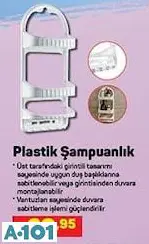 PLASTİK ŞAMPUANLIK PLASTİK ŞAMPUANLIK